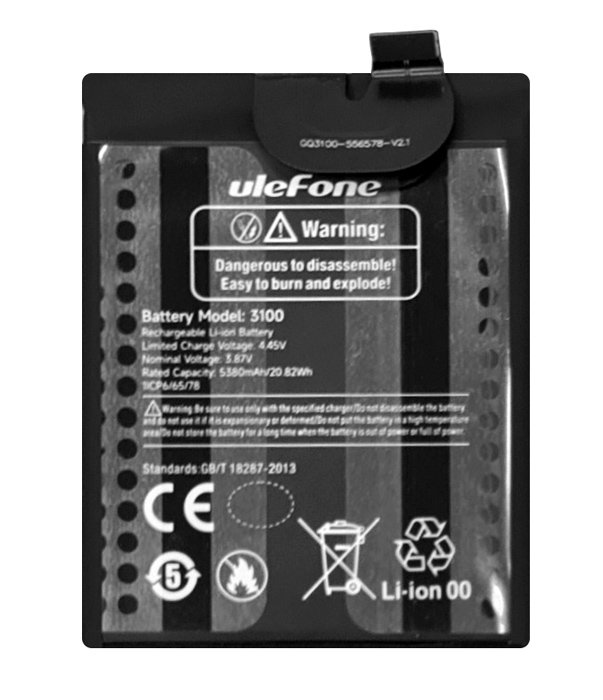ULEFONE μπαταρία για smartphone Armor 17 Pro 5578