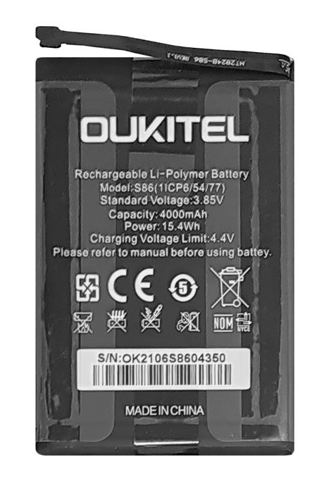 OUKITEL μπαταρία για smartphone WP12 Pro 3719