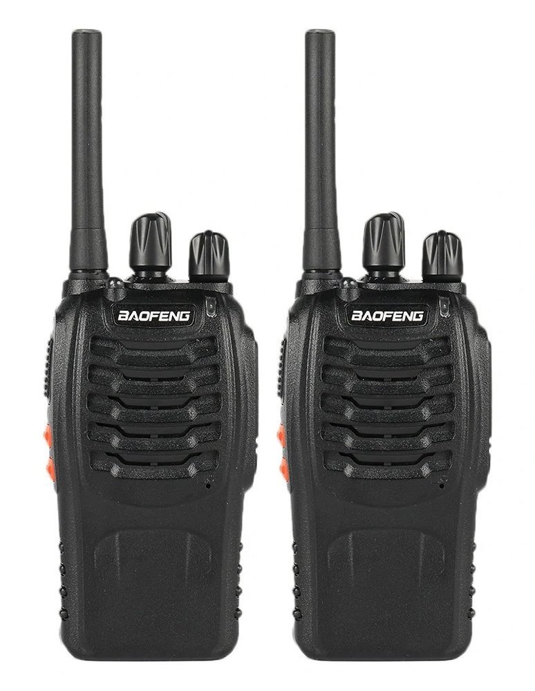 BAOFENG σετ ασύρματοι πομποδέκτες -88E, PMR, 0.5W, μαύρο, 2τμχ 8493