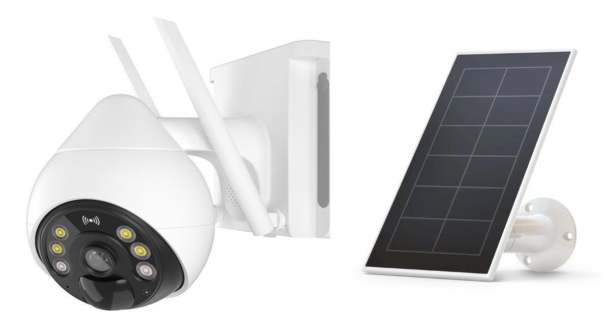 VSTARCAM smart ηλιακή κάμερα , 10000mAh, IP66, 3MP, 4G, PIR, PTZ 4235
