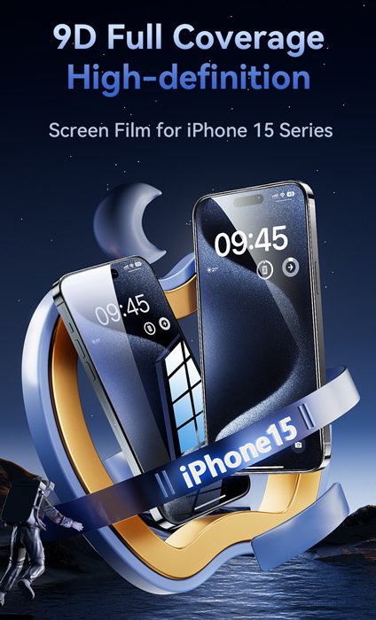 USAMS tempered glass US- για iPhone 15 Plus, 0.33mm 6059 - Image 2