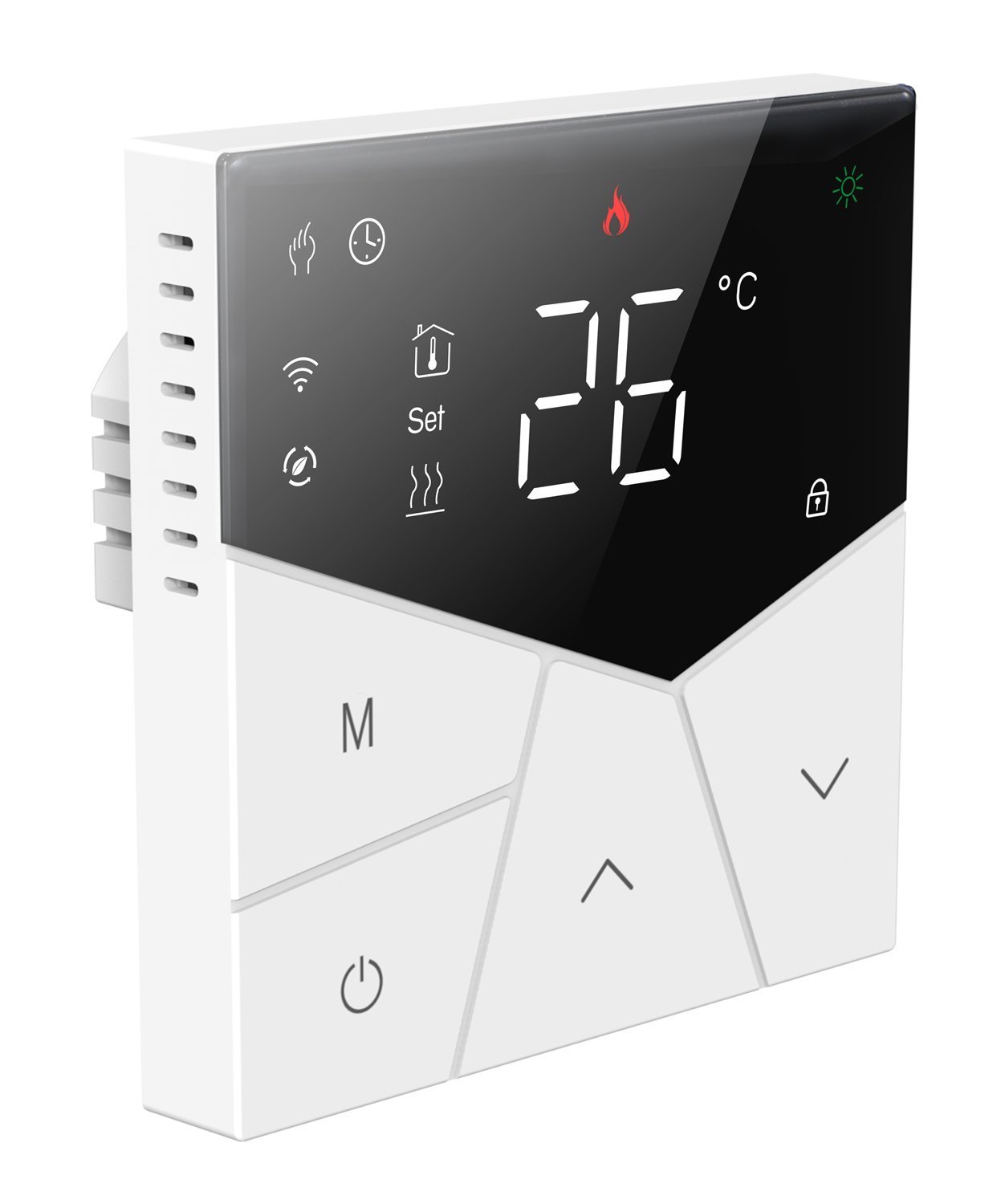 Smart θερμοστάτης αερίου , WiFi, χωνευτός, μαύρος 9617 - Image 3