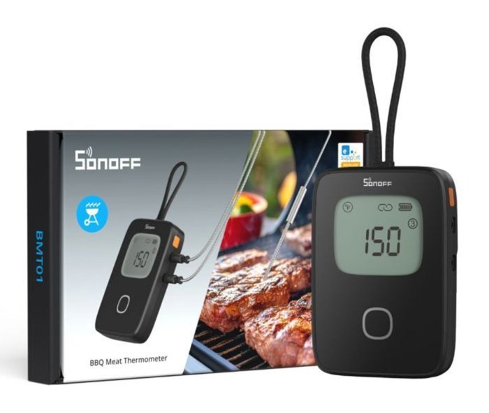 SONOFF smart θερμόμετρο barbeque με 2x αισθητήρες, έως 300 °C, μαύρο 8571 - Image 10