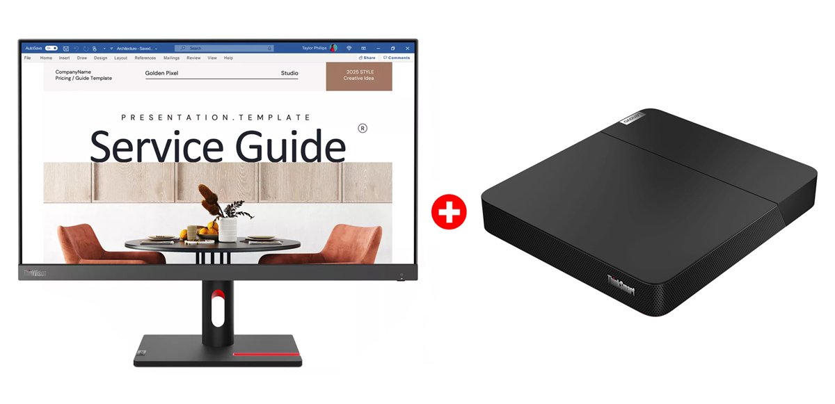 LENOVO PC ThinkSmart Core 11RVS02700 με οθόνη S24i-30 24" IPS, i5-1145G7E, 8GB/256GB SSD 8470
