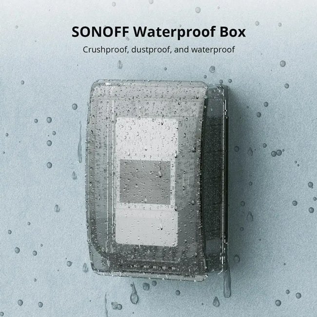 SONOFF θήκη για smart διακόπτες , αδιάβροχη, διάφανη 6406 - Image 2