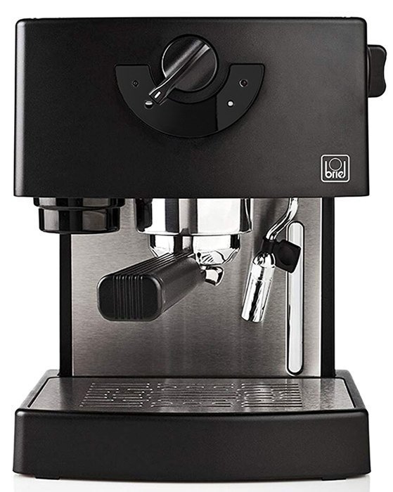 BRIEL μηχανή espresso ES74, 20 bar, μαύρη 2813
