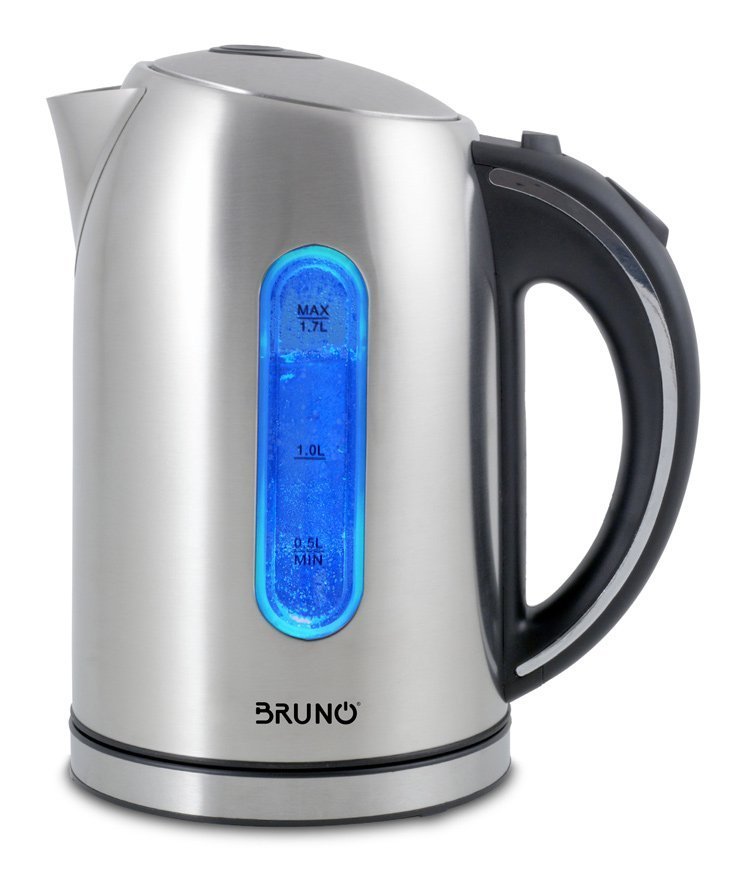 BRUNO ηλεκτρικός βραστήρας , 2200W, 1.7lt, βάση 360°, LED 1333