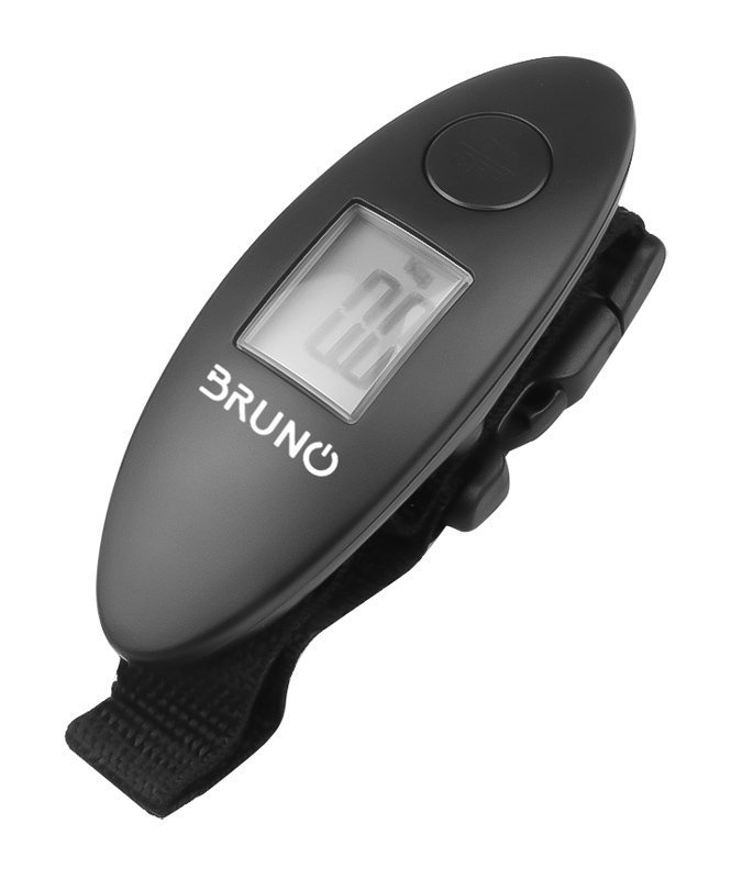 BRUNO ηλεκτρονική ζυγαριά αποσκευών , έως 40kg, μαύρη 3404