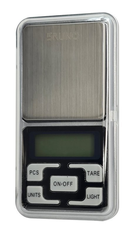 BRUNO μίνι ζυγαριά ακριβείας , έως 500g, ασημί 3405