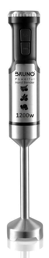 BRUNO ραβδομπλέντερ , ρυθμιζόμενη ταχύτητα, 1200W, inox-μάυρο 3897