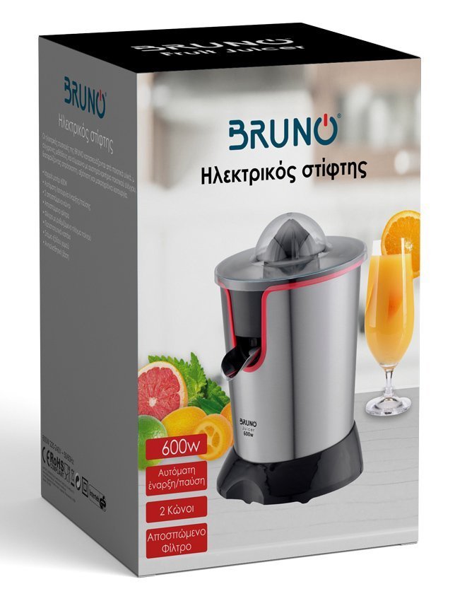 ilektrikos stiftis, synechoys rois, 600W, inox-mayro 3915 0 8