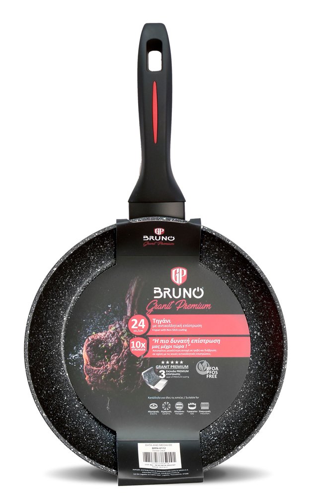 BRUNO τηγάνι Granit Premium  με αντικολλητική επίστρωση, 24cm 4177
