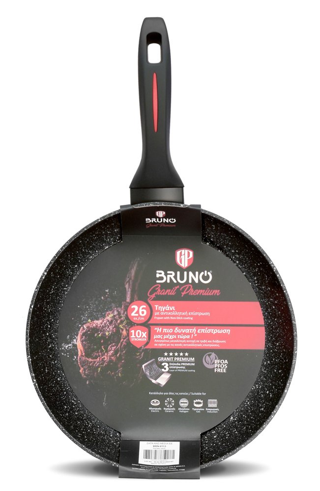 BRUNO τηγάνι Granit Premium  με αντικολλητική επίστρωση, 26cm 4178