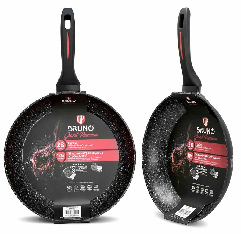 tigani Granit Premium me antikollitiki epistrosi, 28cm 4179 0 3