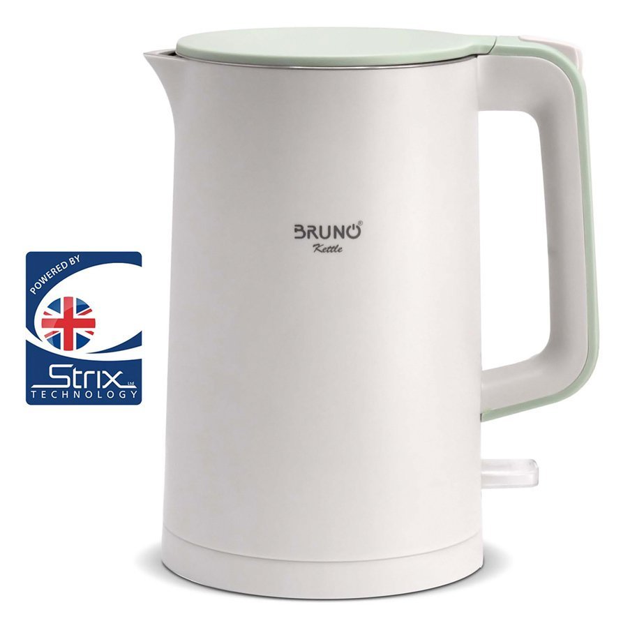 BRUNO βραστήρας με διπλό τοίχωμα, 1.7L, Strix, 2200W, λευκός 5113