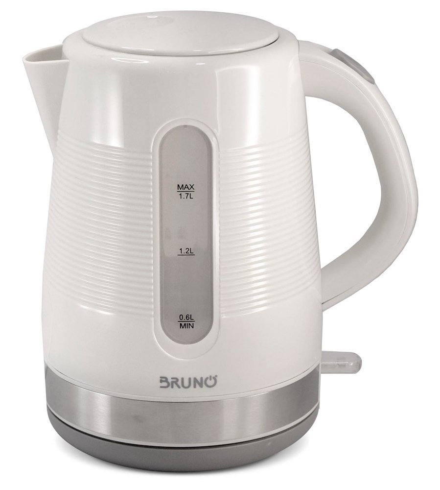 BRUNO βραστήρας νερού , 1.7L, 2200W, λευκό-γκρι 5161