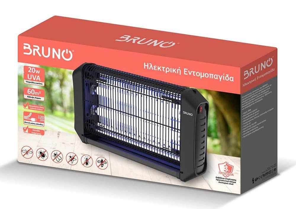 ilektriki entomopagida me UV lychnia, 20W, mayri 6318 0 4
