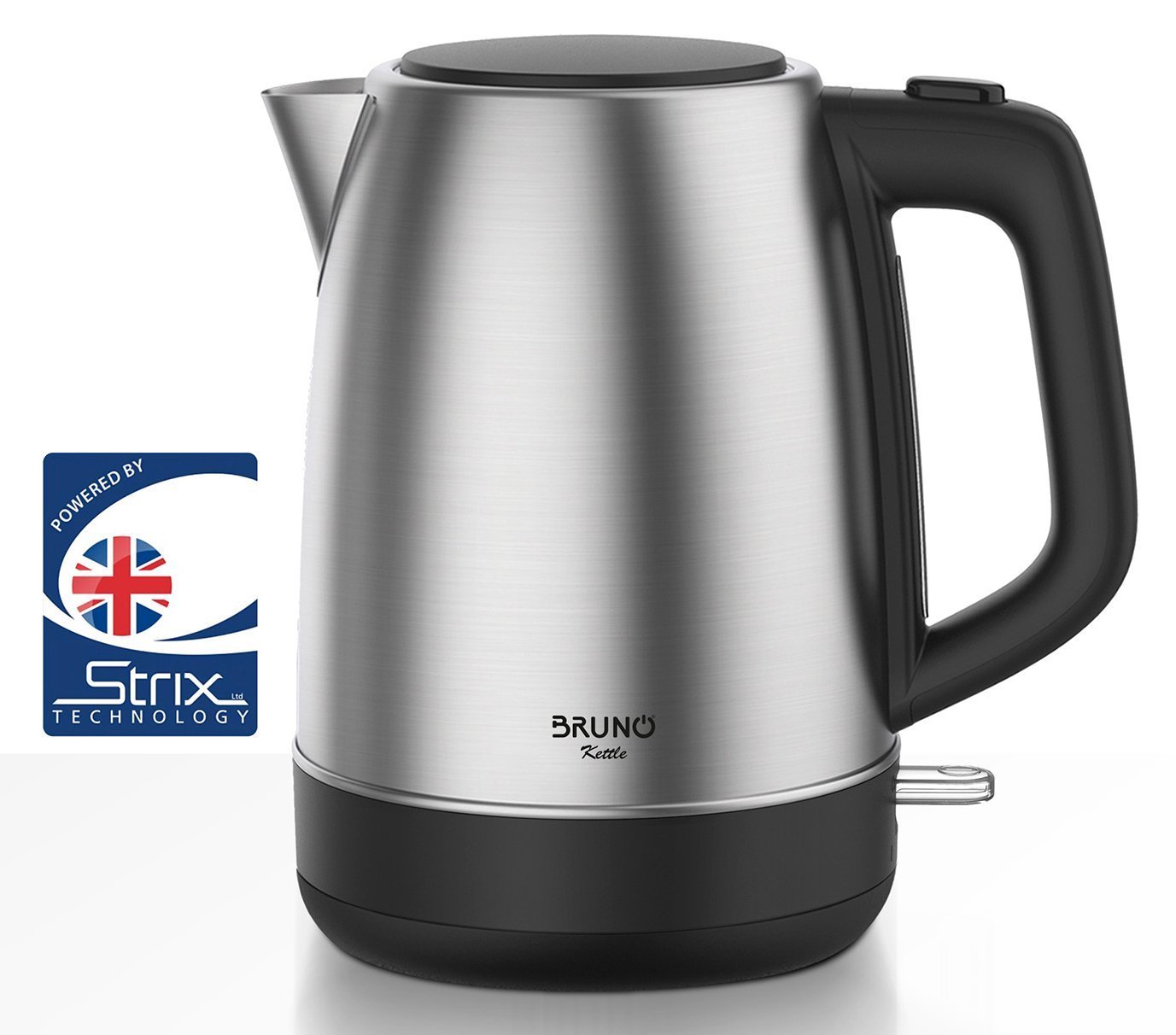 BRUNO βραστήρας νερού , ανοξείδωτος, 1.7L, STRIX, 2200W, inox 8943