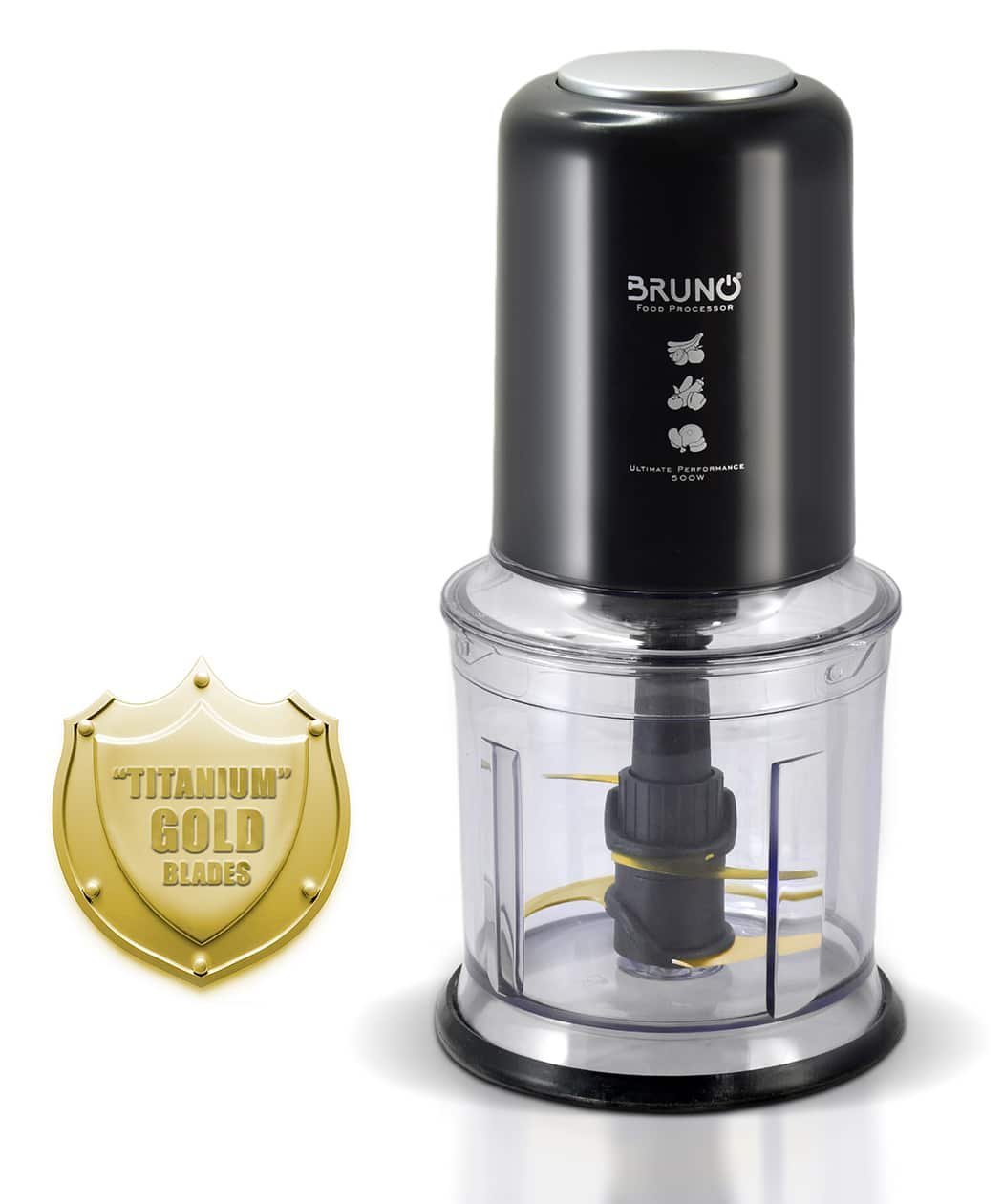 BRUNO πολυκόπτης , 500W, 700ml, 4 λεπίδες, μαύρο 8944