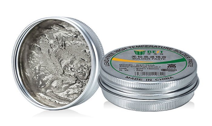BEST πάστα συγκόλλησης , lead-free, high temperature 217°, 50g 3479