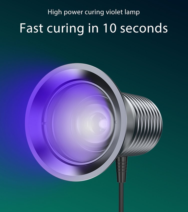 BEST Λάμπα φωτοπολυμερισμού LED UV , 5V 10W, γκρι 2752 - Image 3