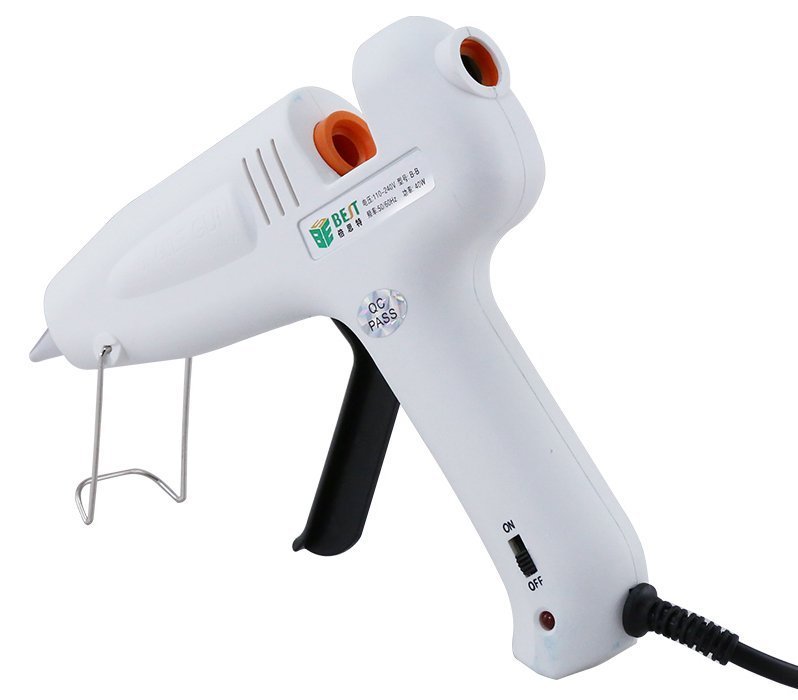 BEST Πιστόλι θερμικής σιλικόνης F, 40W, λευκό 1433