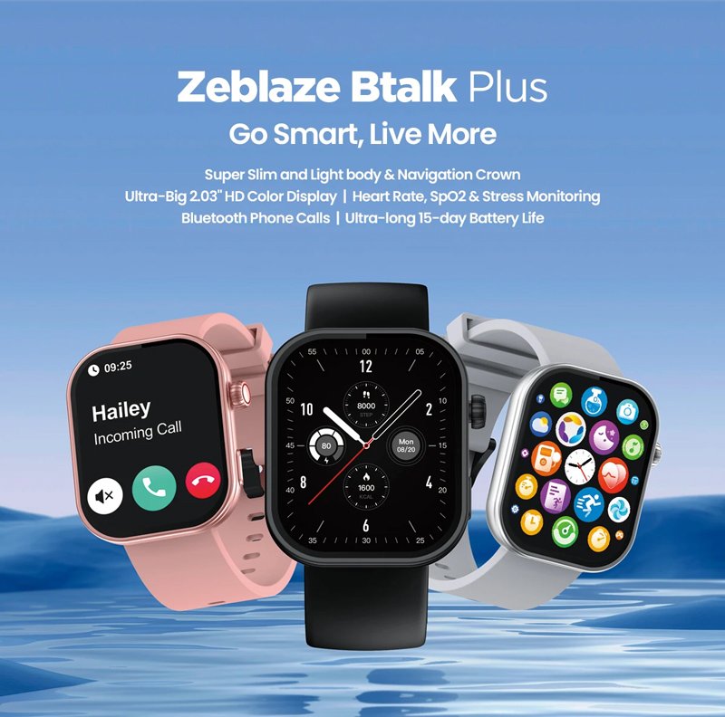 ZELAZE smartwatch talk Plus, heart rate, 2.03" IPS, IP68, mayro 6879 Mayro 2