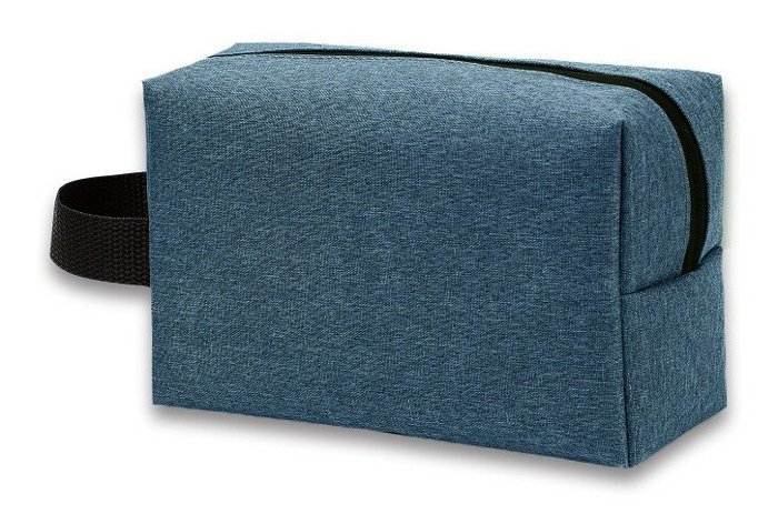 Τσαντάκι καλλυντικών με χειρολαβή , 24 x 10.5 x 13cm, μπλε 4264
