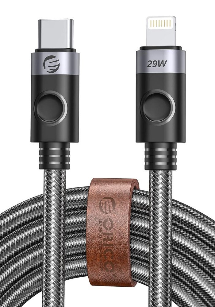 ORICO καλώδιο Lightning σε USB-C , 29W, 480Mbps, 1m, μαύρο 8468