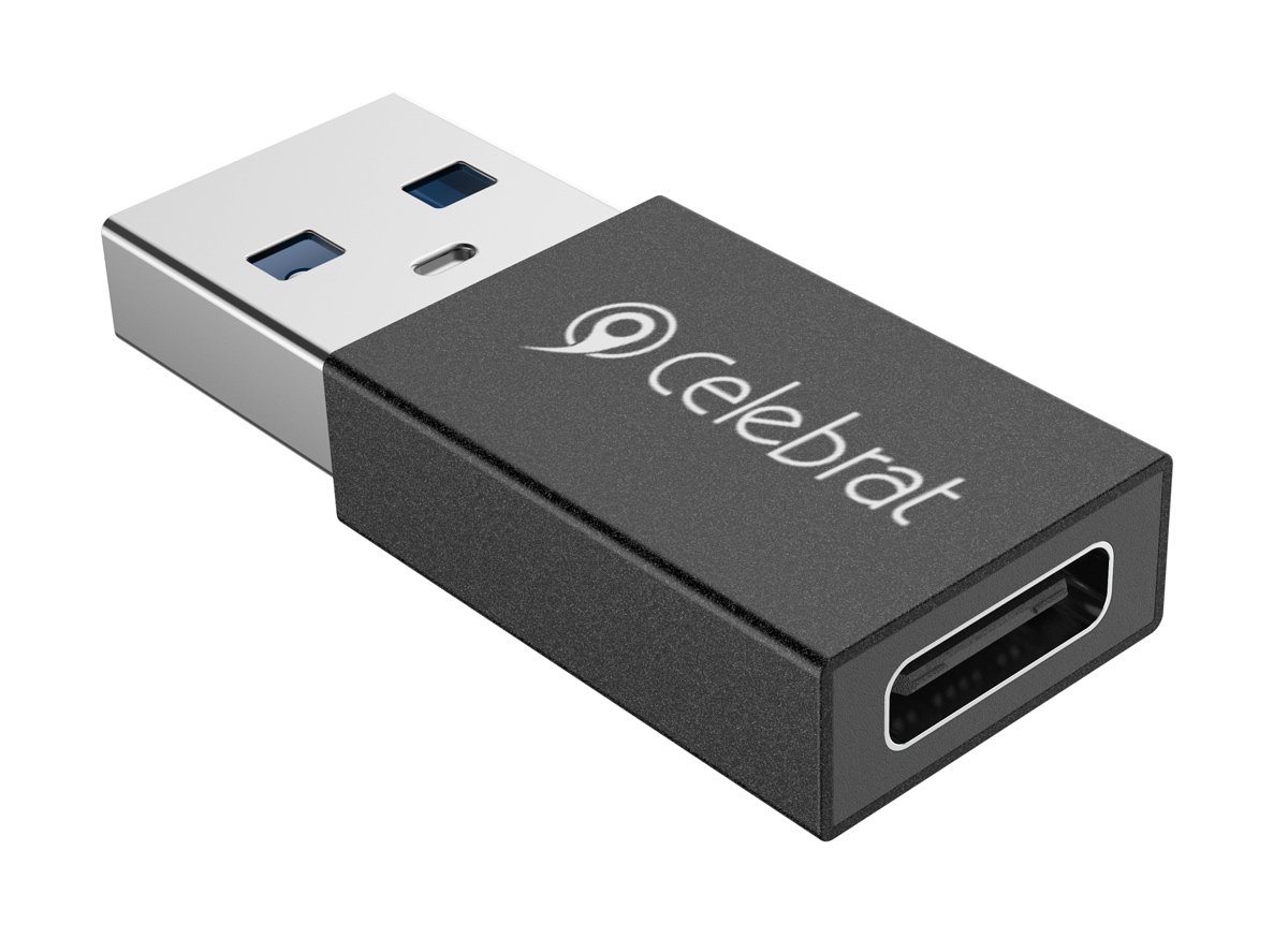 CELEBRAT αντάπτορας USB 3.0 σε USB-C , 3A, 5Gbps, μαύρος 7069