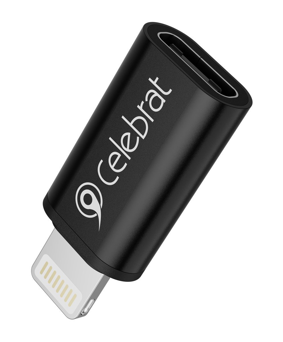 CELEBRAT αντάπτορας Lightning σε USB-C , 2A, 480Mbps, μαύρος 7070