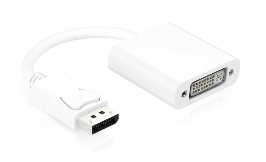 POWERTECH αντάπτορας DisplayPort σε DVI 24+5 , 0.20m, λευκός 500