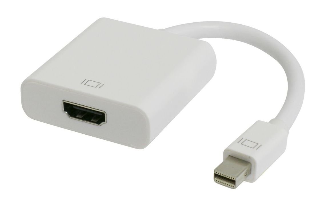 antaptoras mini DisplayPort se HDMI, 0.20m, leykos 1242 DisplayPort Mini