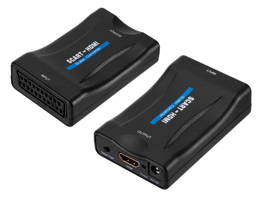 Αντάπτορας SCART σε HDMI , 10.2Gbps, NTSC & PAL, μαύρος 4424