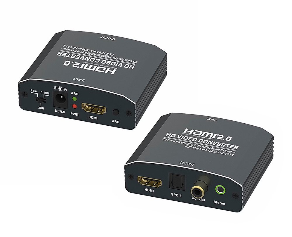 HDMI audio extractor, 4K/60Hz, gkri 4435 Audio extractor 1