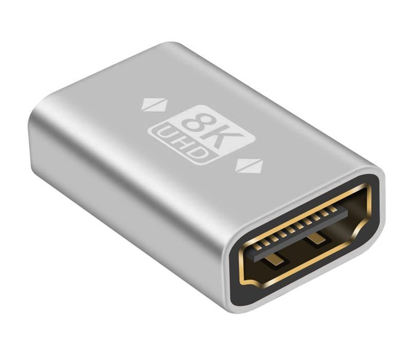 POWERTECH αντάπτορας HDMI 2.1 , θηλυκό, 8K/60Hz, γκρι 4946