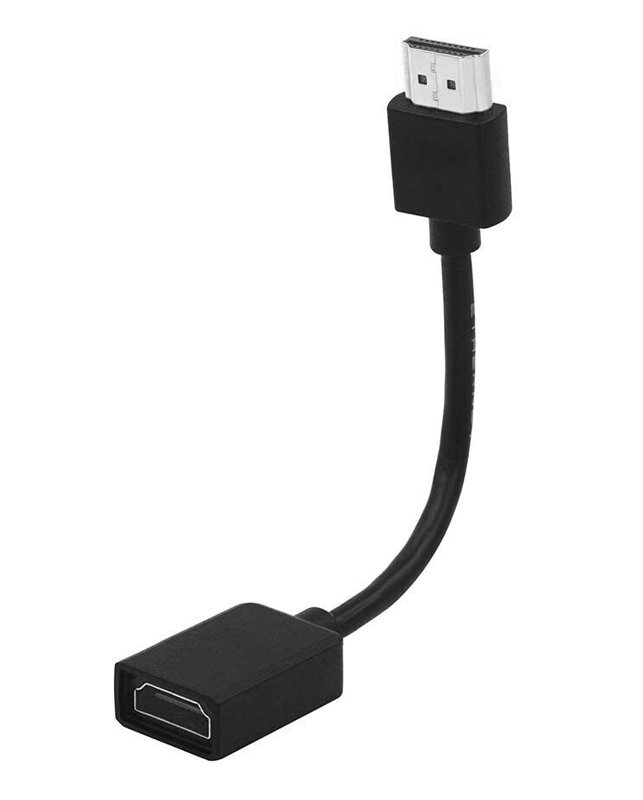 POWERTECH αντάπτορας HDMI , 4K/60Hz, 0.10m, μαύρος 5613