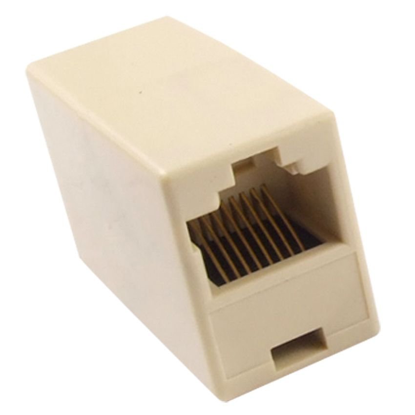 POWERTECH RJ45 εξάρτημα UTP μούφα , θηλυκό/θηλυκό, 8p8c, λευκό 434