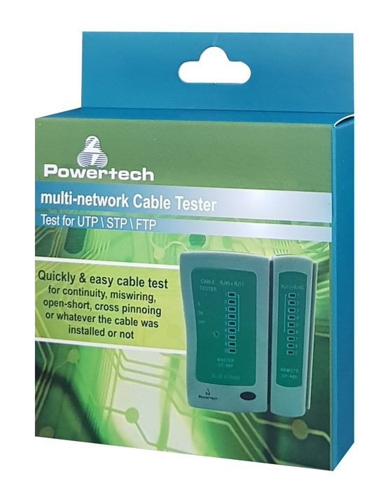 POWERTECH tester καλώδια δικτύου & τηλέφωνου για RJ11/RJ12/RJ45 507 - Image 2