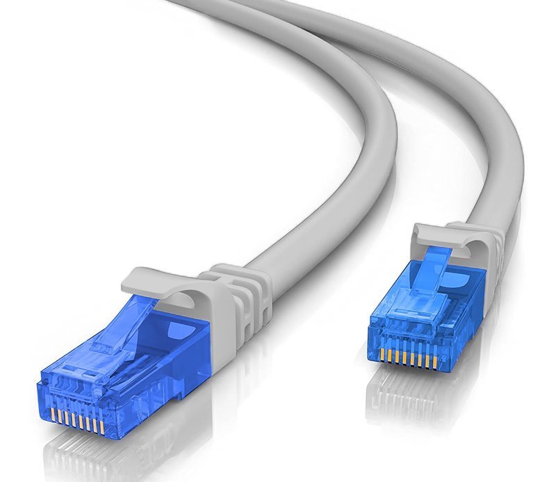 POWERTECH καλώδιο δικτύου  Cat 6 U/UTP, copper 24AWG, 0.5m, γκρι 2593