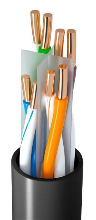 POWERTECH καλώδιο δικτύου , Cat 6 U/UTP, CCA, 24AWG, 305m, μαύρο 4066