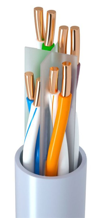 POWERTECH καλώδιο δικτύου , Cat 6 U/UTP, copper, 100m, γκρι