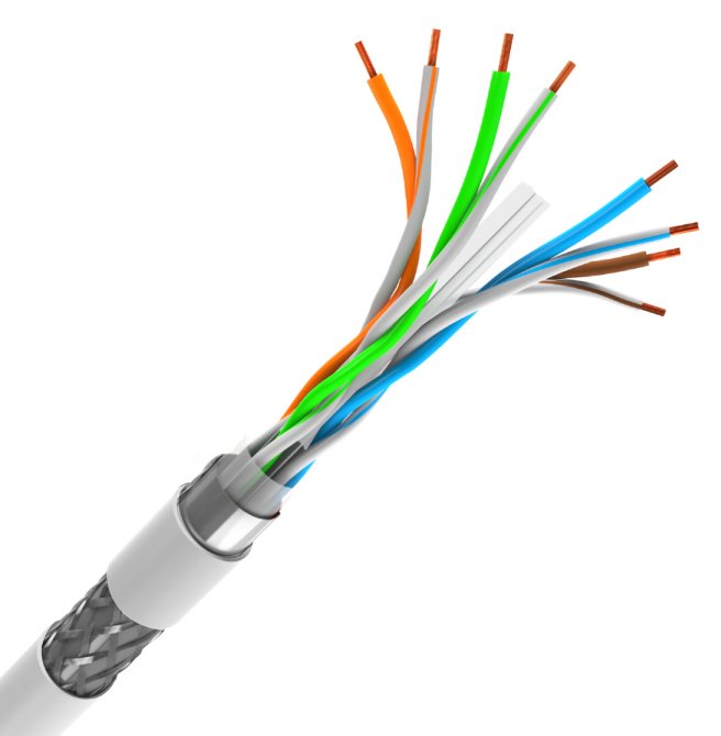 POWERTECH καλώδιο δικτύου , Cat 6 S/FTP, CCA, 24AWG, 305m, γκρι 4068