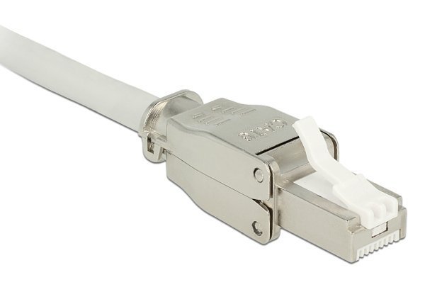 vysma diktyoy RJ45, CAT 6A STP, tool-free, metalliko 6185 Vysma 3