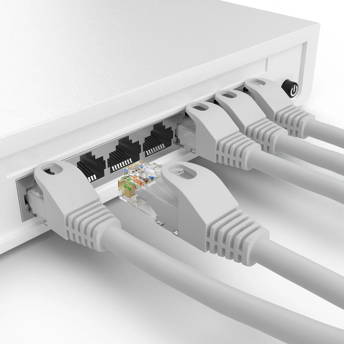 POWERTECH καλώδιο δικτύου , Cat 6 U/UTP, CCA, 250Hz, 15m, γκρι 7255 - Image 2