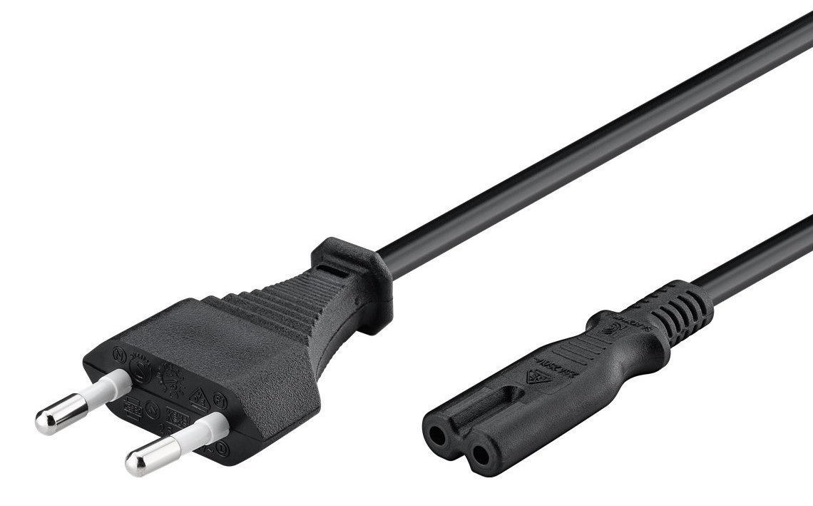 kalodio trofodosias 2pin, copper, 1.5m, mayro, 5tmch 1249 1.5m