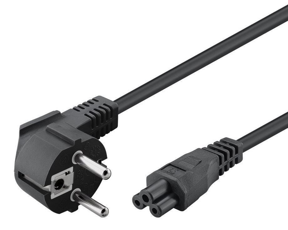 POWERTECH καλώδιο τροφοδοσίας , CCA, 3x 0.75mm, 1.5m, μαύρο 3038