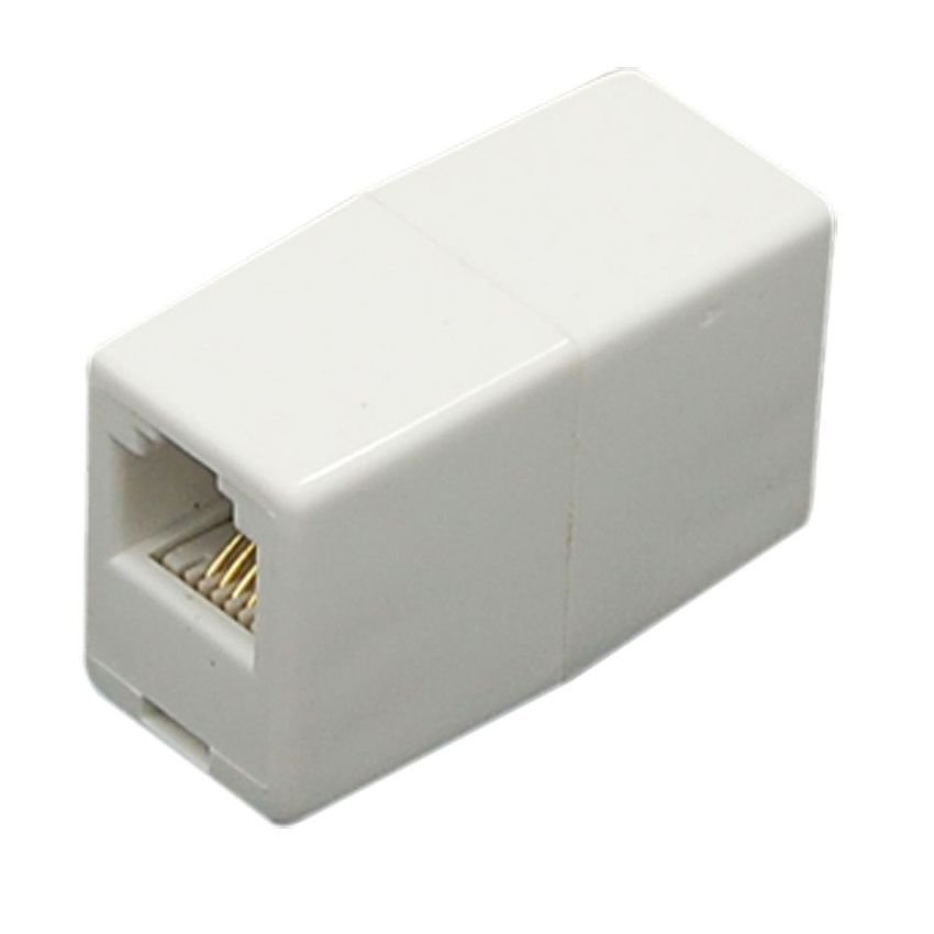 POWERTECH τηλεφωνικό εξάρτημα μούφα , 6p4c, RJ11, μπεζ 433