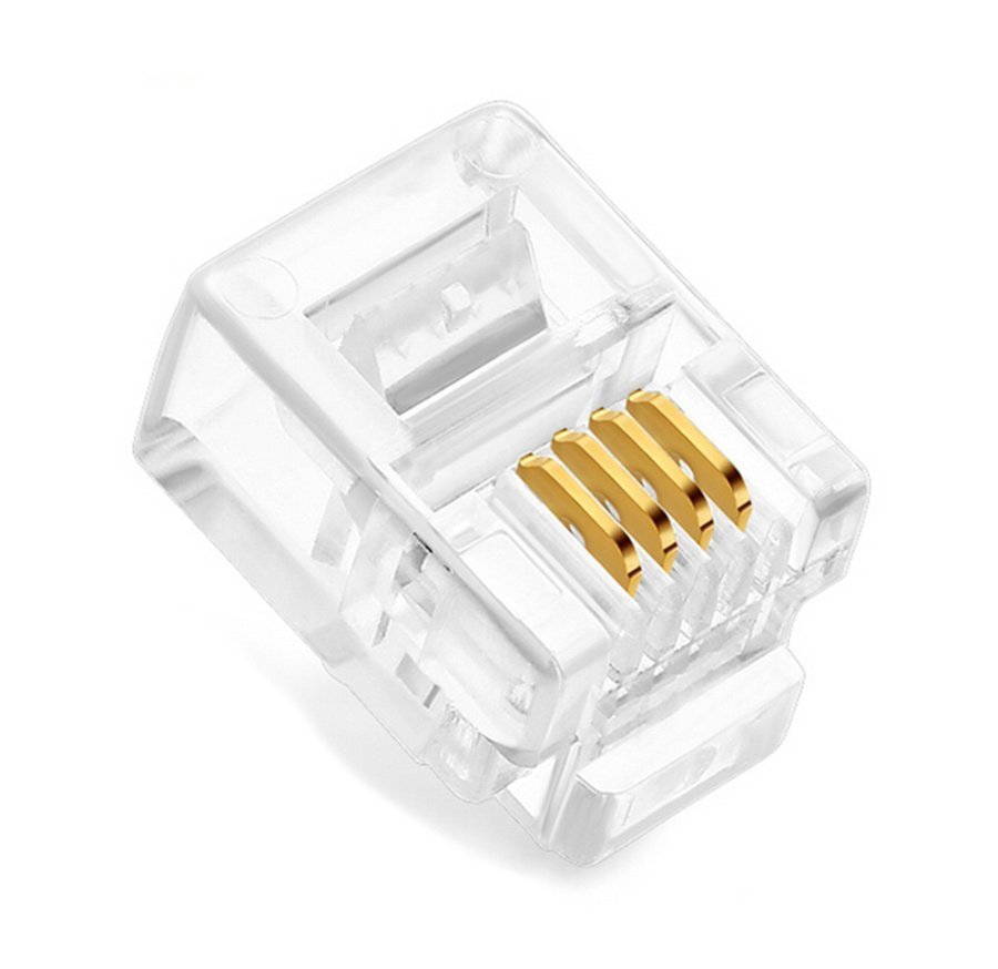 POWERTEH Plug Γραμμής Τηλεφώνου RJ11 6p4c, 100τεμ 651