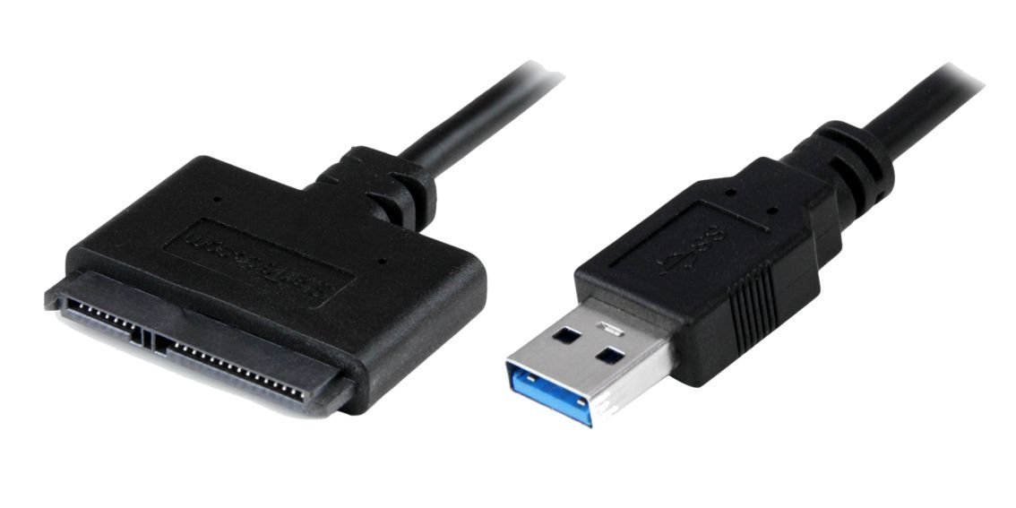 POWERTECH καλώδιο σύνδεσης HDD/SSD , USB 3.0 σε SATA 20cm, μαύρο 490